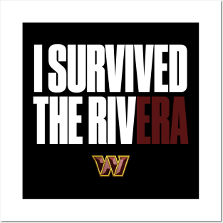 I Survived the Rivera White Text Posters and Art